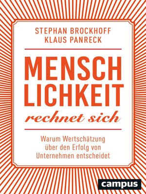 cover image of Menschlichkeit rechnet sich